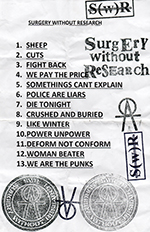 Click to enlarge Surgery Without Research - The Castle, Sheerness, Kent 21.5.16